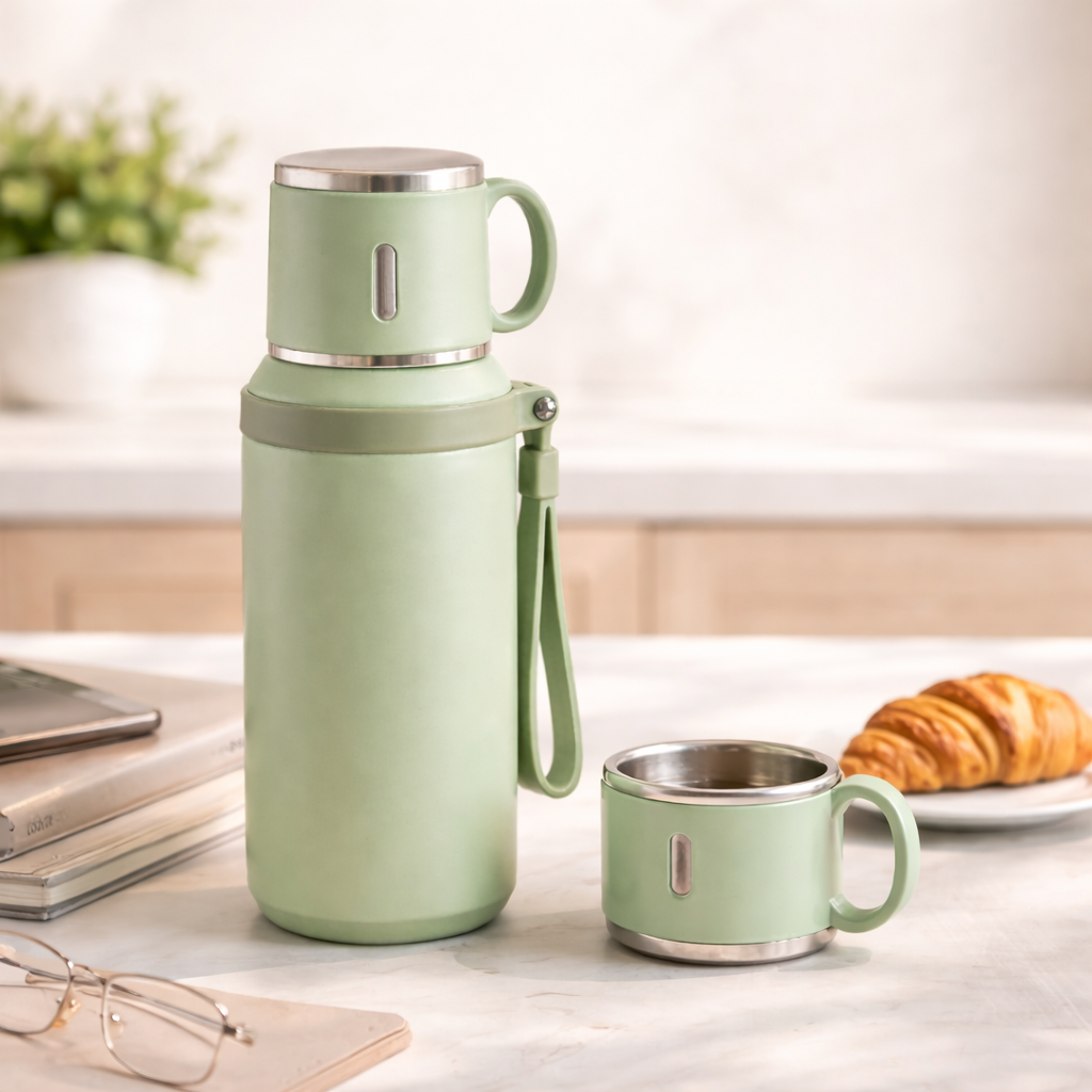 Everyday Insulated Water Bottle with Cup Lid – 600ml